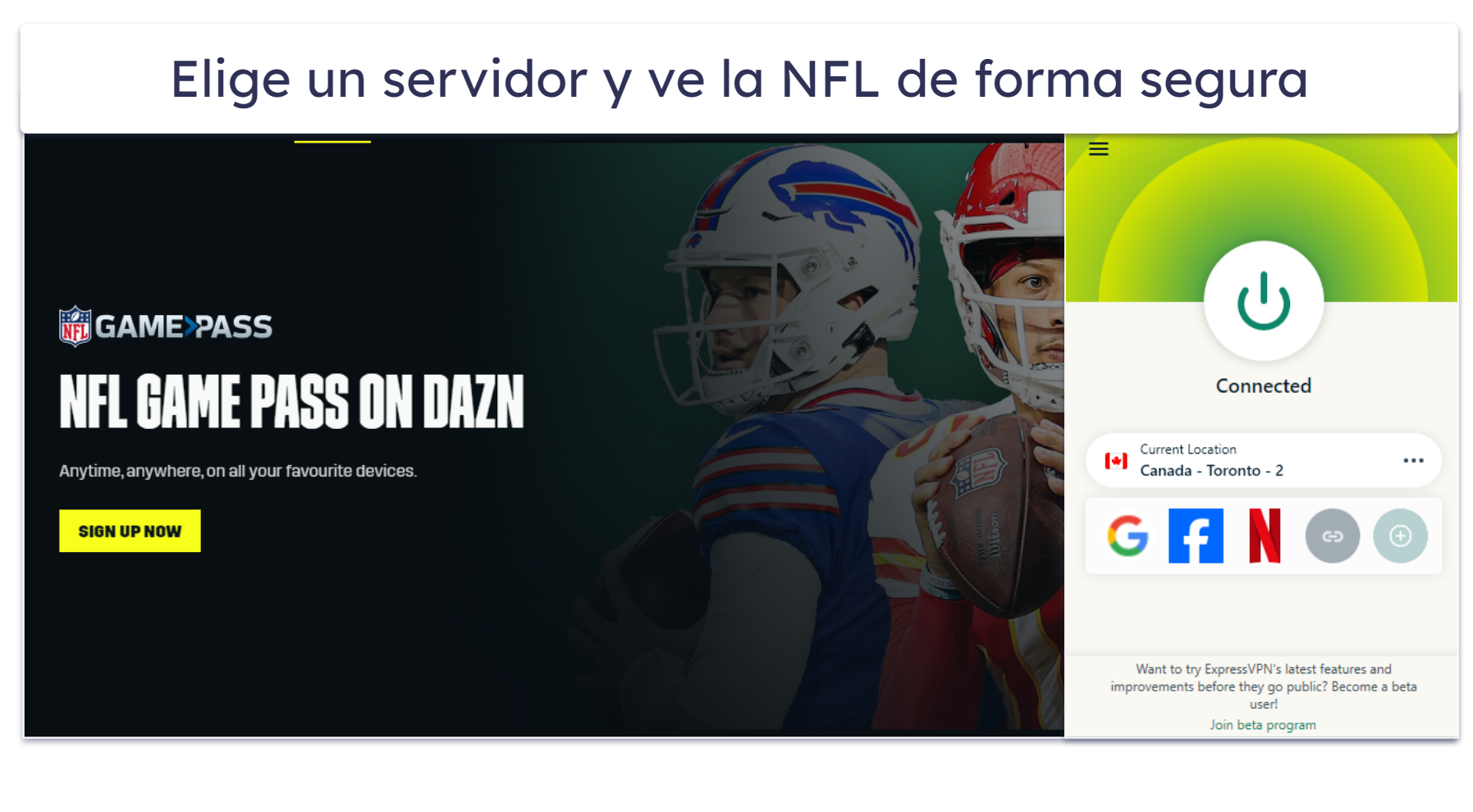 Cómo ver NFL en cualquier dispositivo