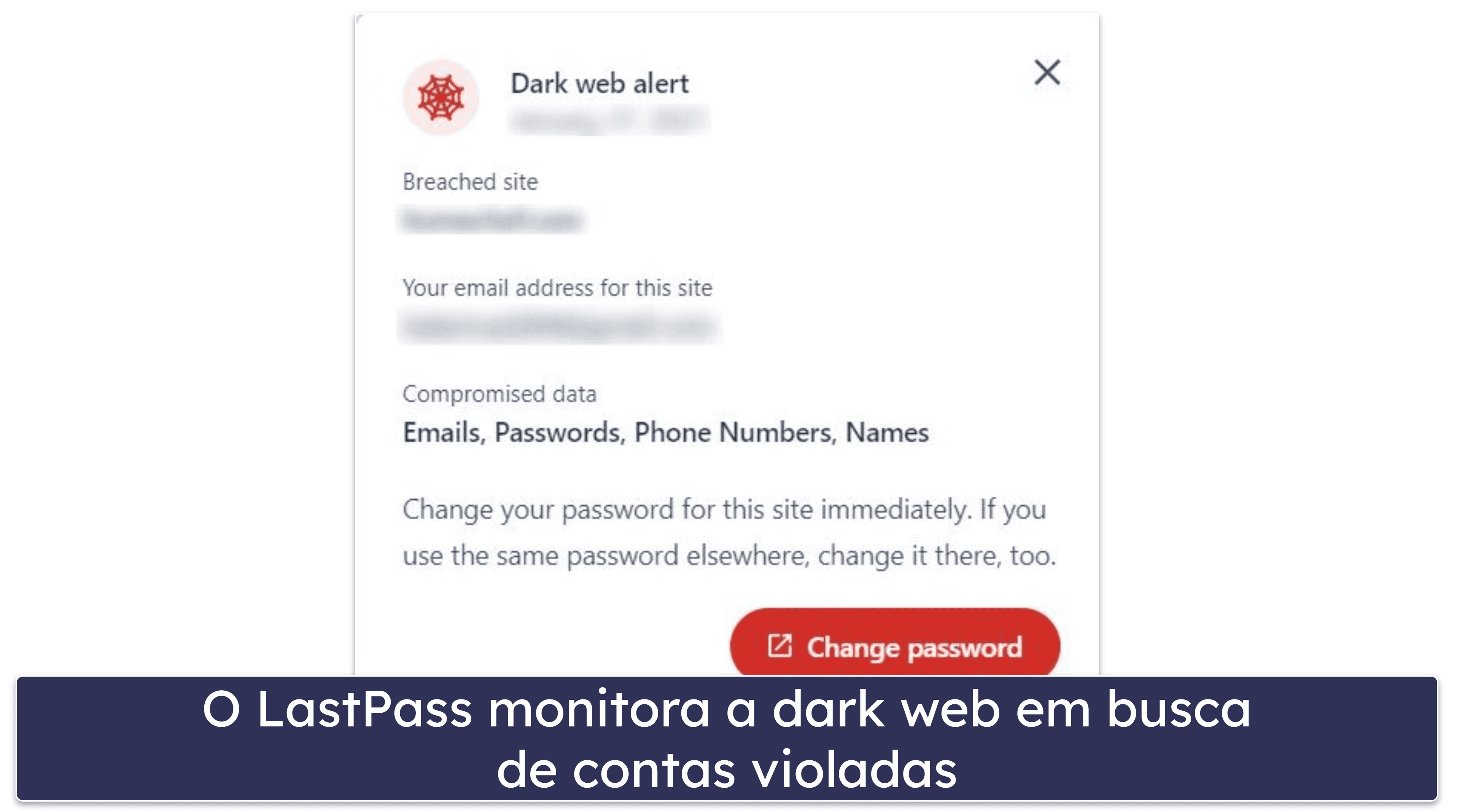 Funcionalidades de segurança do LastPass