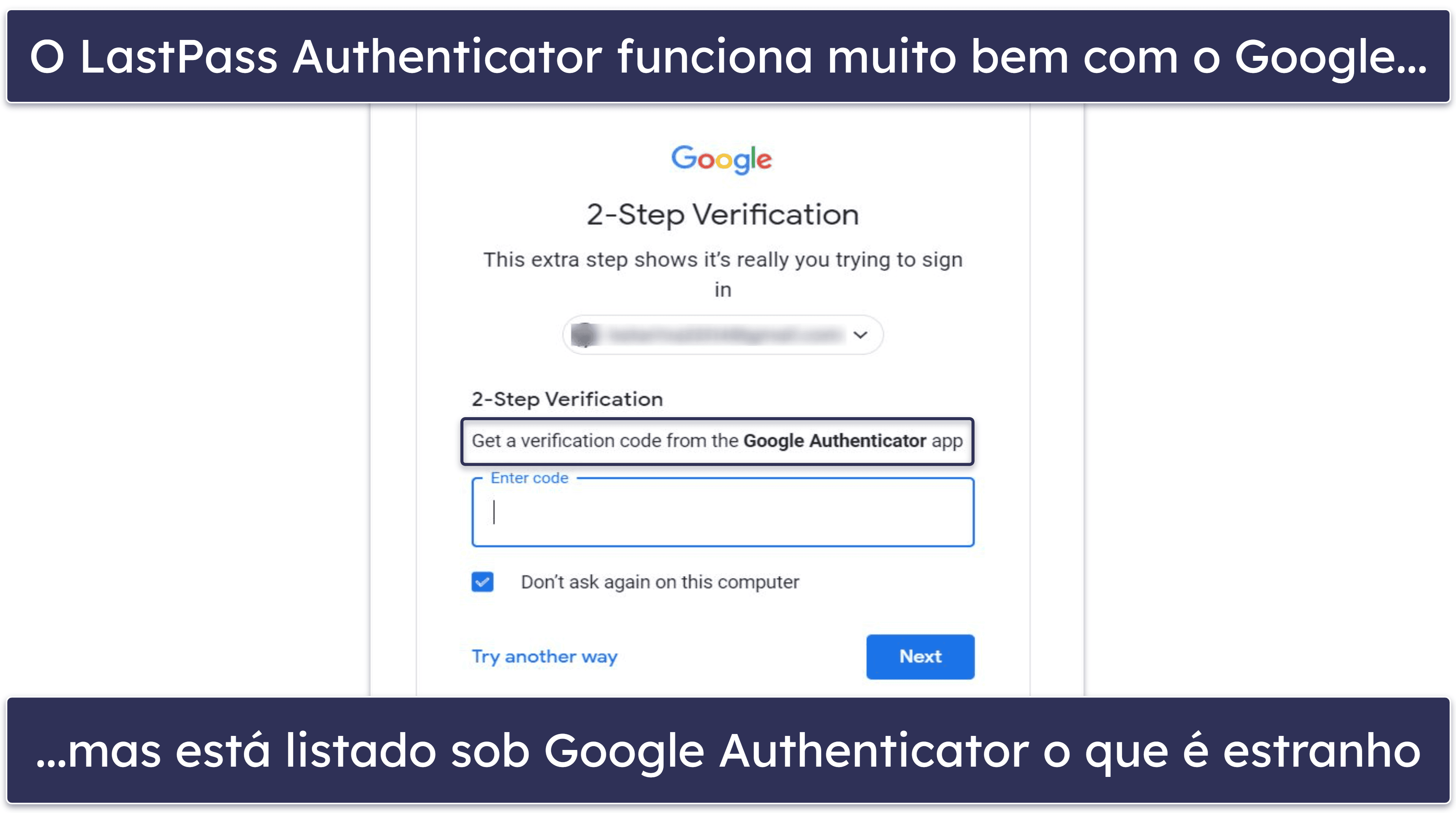 Funcionalidades de segurança do LastPass