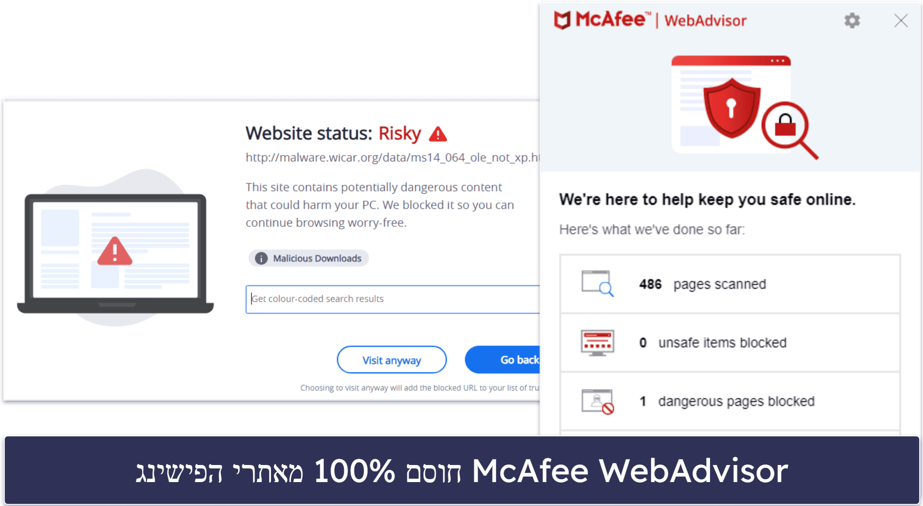 4. McAfee Total Protection  — מומלצת בזכות כיסוי מכשירים בלתי מוגבל