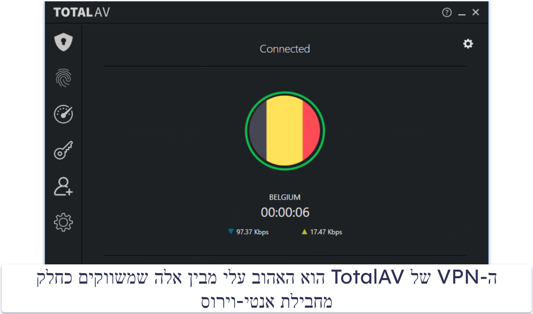 🥉3. TotalAV — שילוב האנטי-וירוס+VPN הטוב ביותר לווינדוס