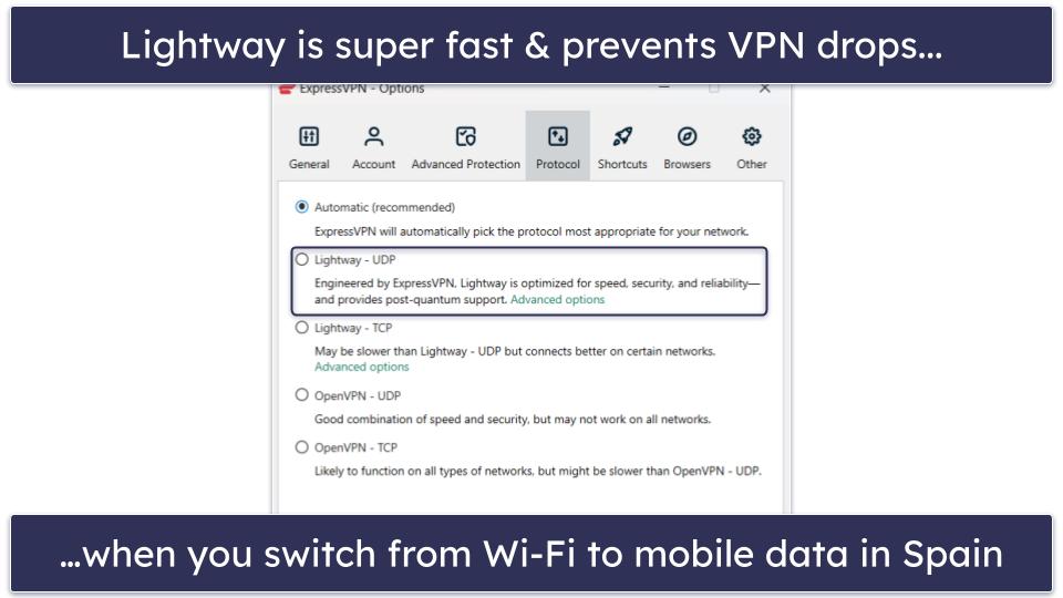 🥇1. ExpressVPN — Best Overall VPN for Spain