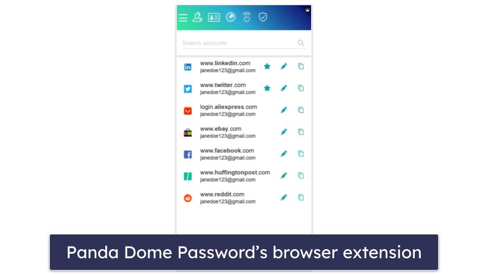 Panda Dome Passwords Security Features — Handy Remote Logout Tool, but There Are No Account Recovery Options