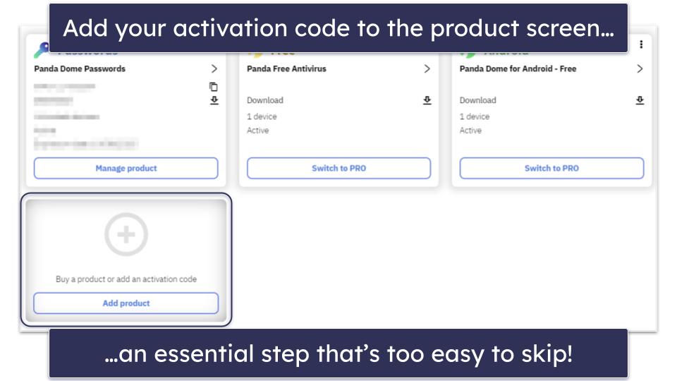 Panda Dome Passwords Ease of Use &amp; Setup — Awkward Setup, but Intuitive Interface