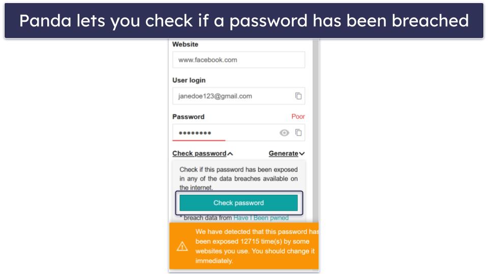 Panda Dome Passwords Security Features — Handy Remote Logout Tool, but There Are No Account Recovery Options