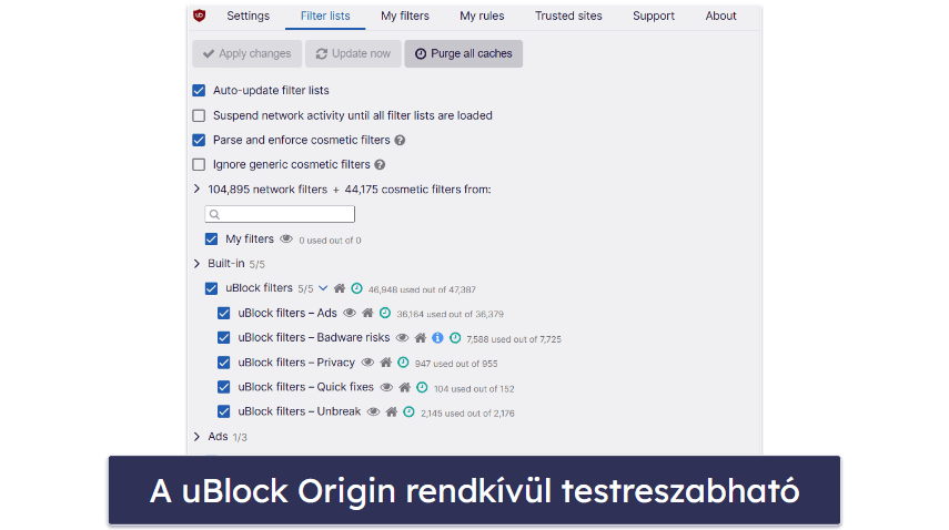 6. uBlock Origin — Legjobb ingyenes önálló reklámblokkoló