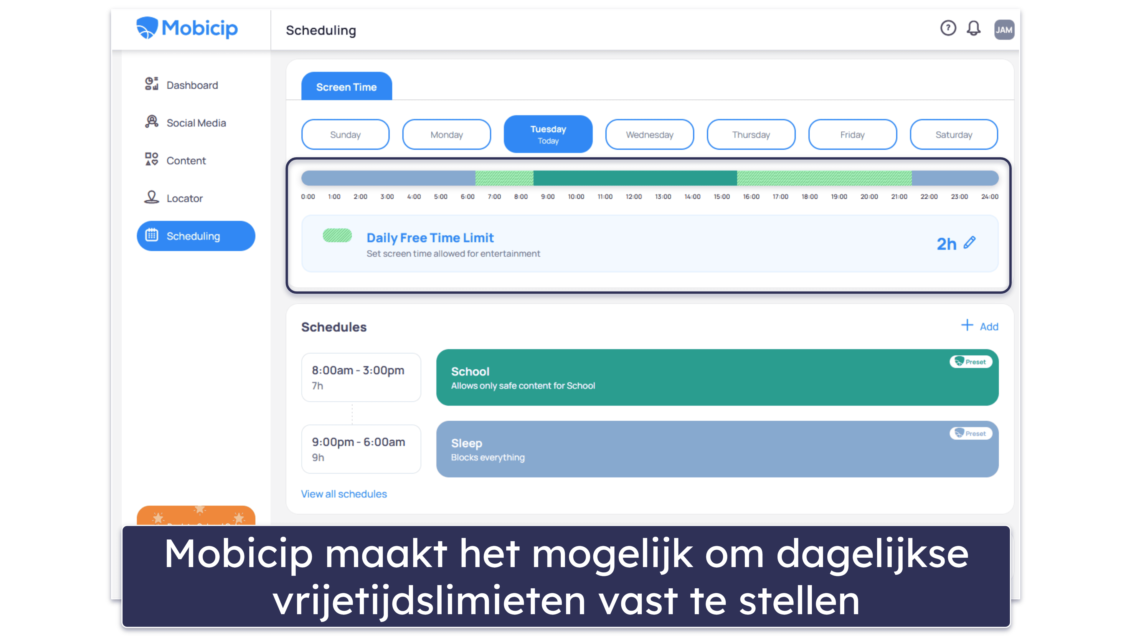 5. Mobicip — Ideaal voor aanpasbare tijdslimieten