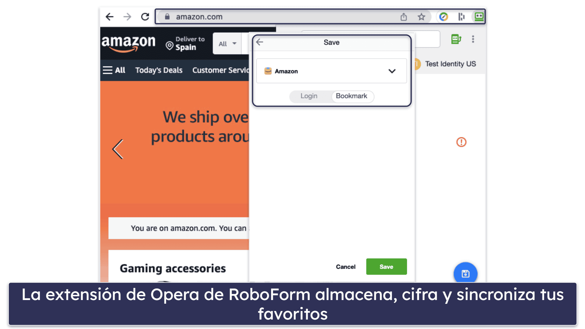  🥉3. RoboForm: rellena formularios con facilidad y permite guardar favoritos