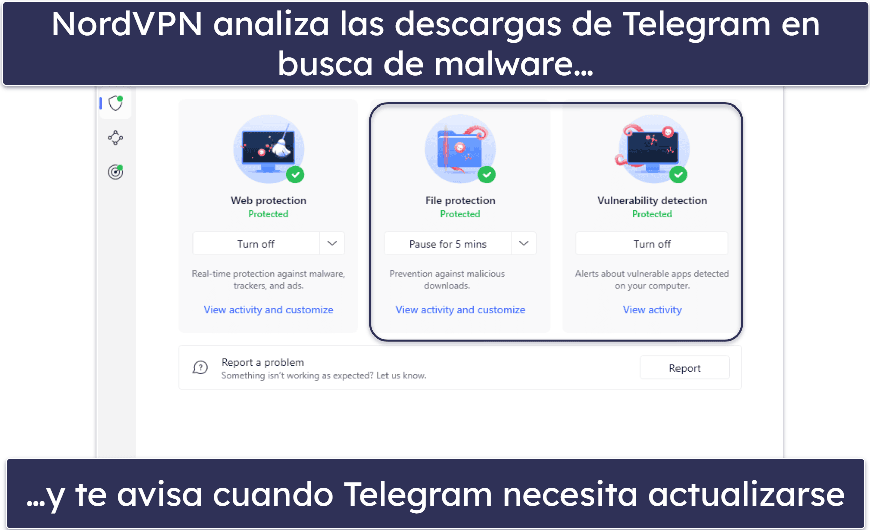 🥉3. NordVPN: ofrece análisis de malware para compartir archivos de forma segura