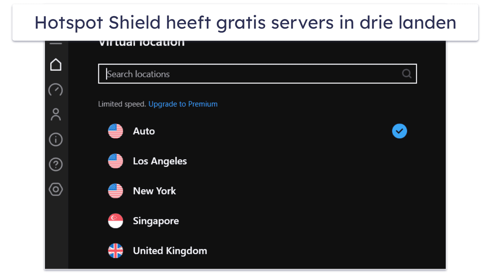 5. Hotspot Shield: Gratis VPN met hoge snelheden