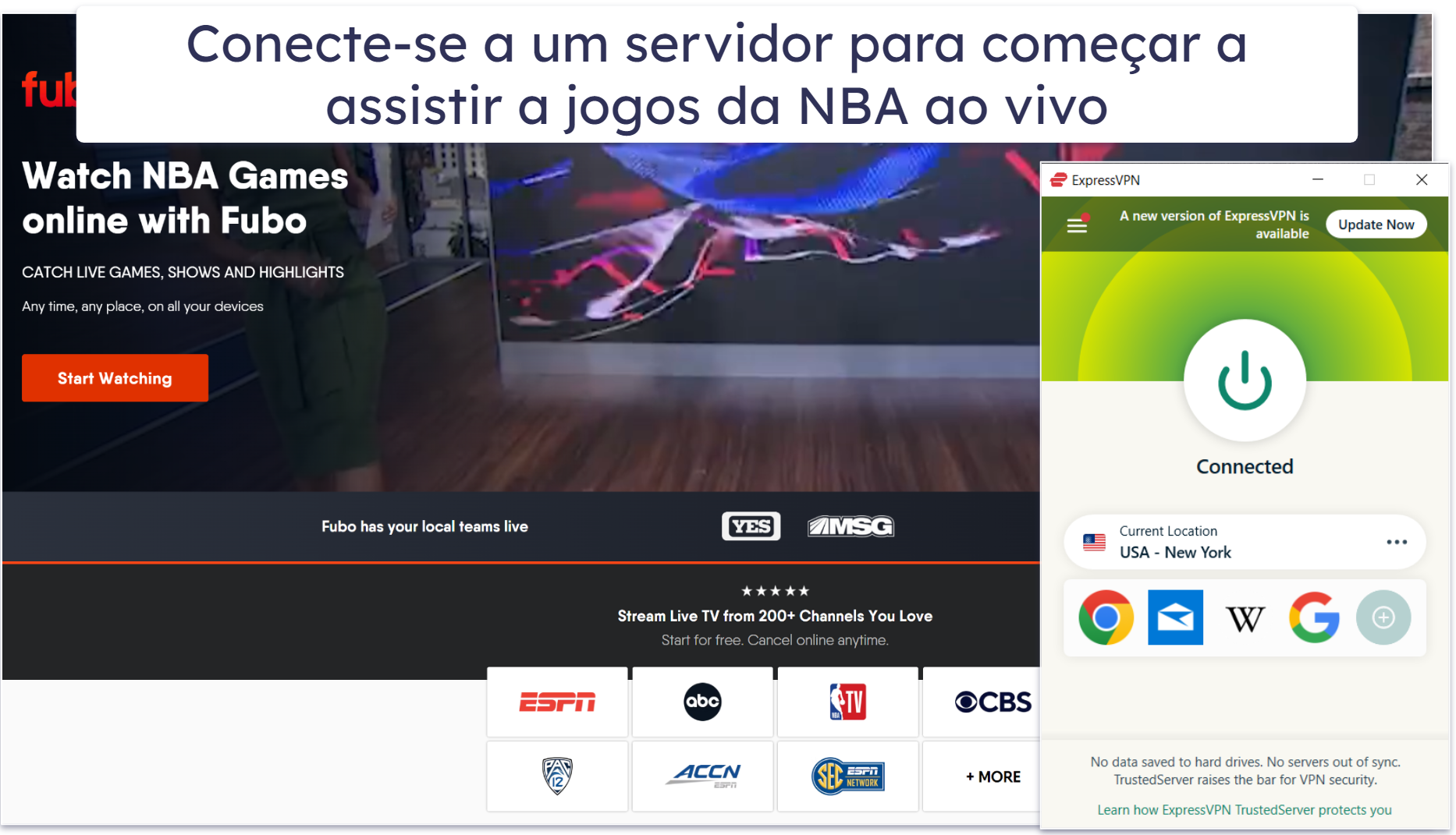 Como assistir jogos da NBA com VPN em qualquer dispositivo