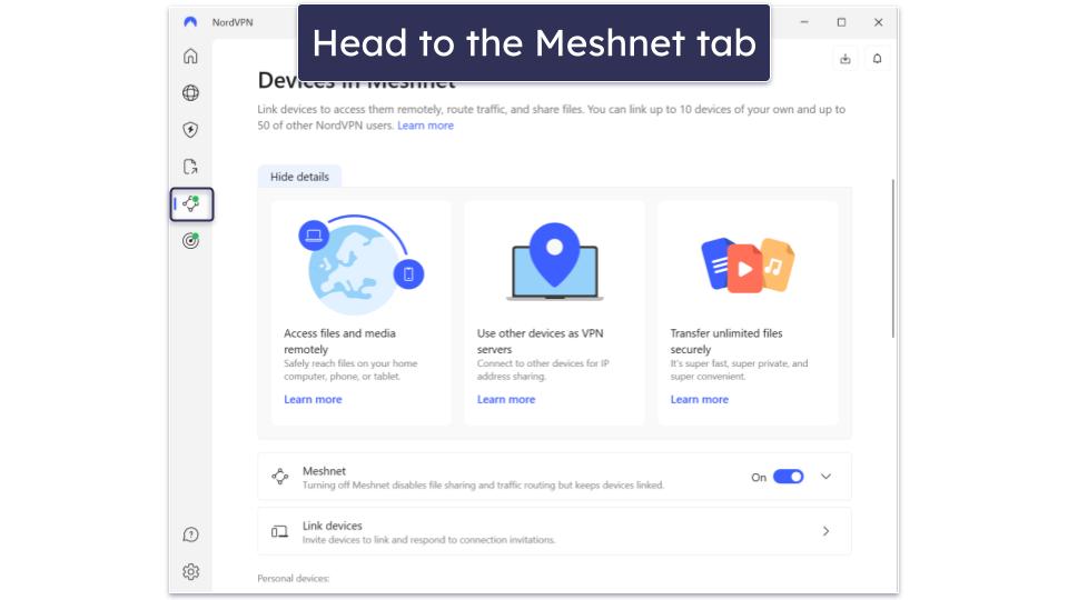 Troubleshooting NordVPN’s Meshnet Feature