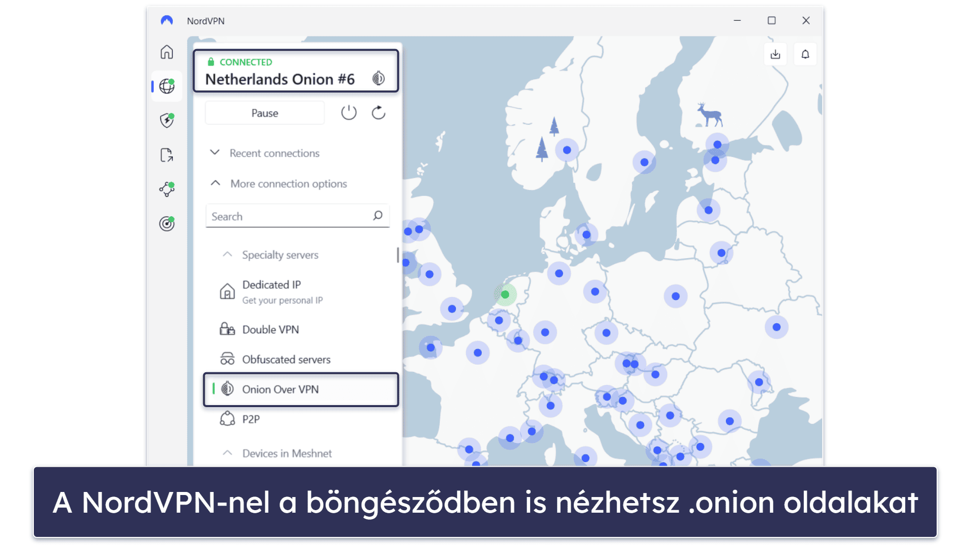 NordVPN funkciók