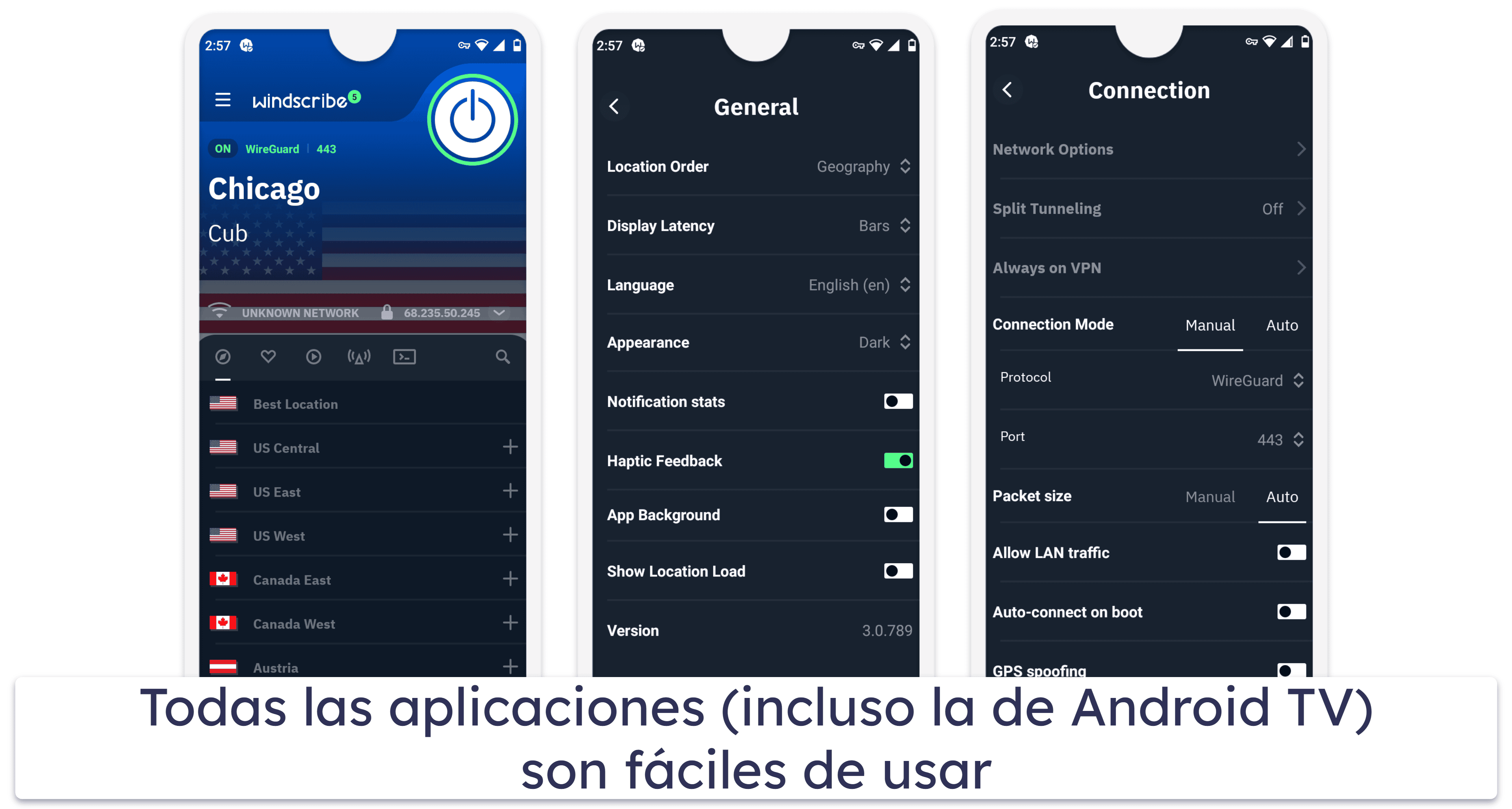 4. Windscribe: Una buena VPN gratis con conexiones ilimitadas