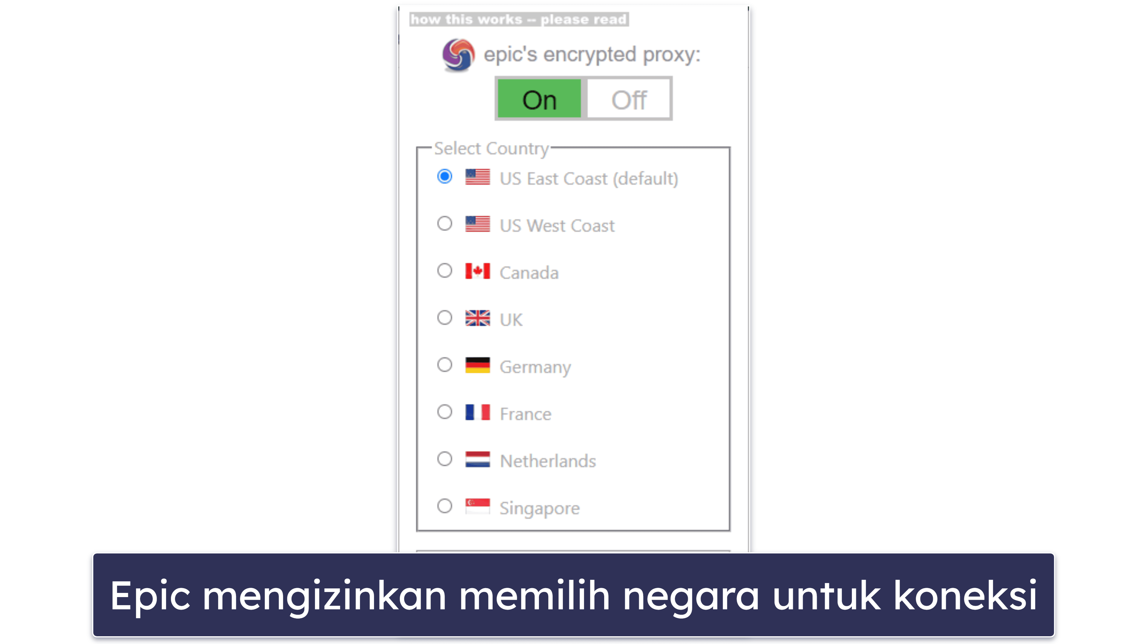 🥉3. Epic Privacy Browser – Browser yang Berfokus pada Privasi dengan VPN yang Baik