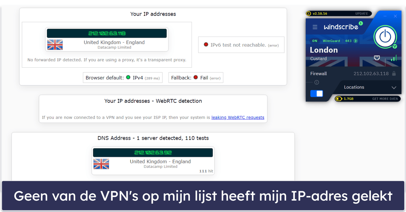 Testmethodologie: vergelijkings- en rangschikkingscriteria gratis VPN voor Europa