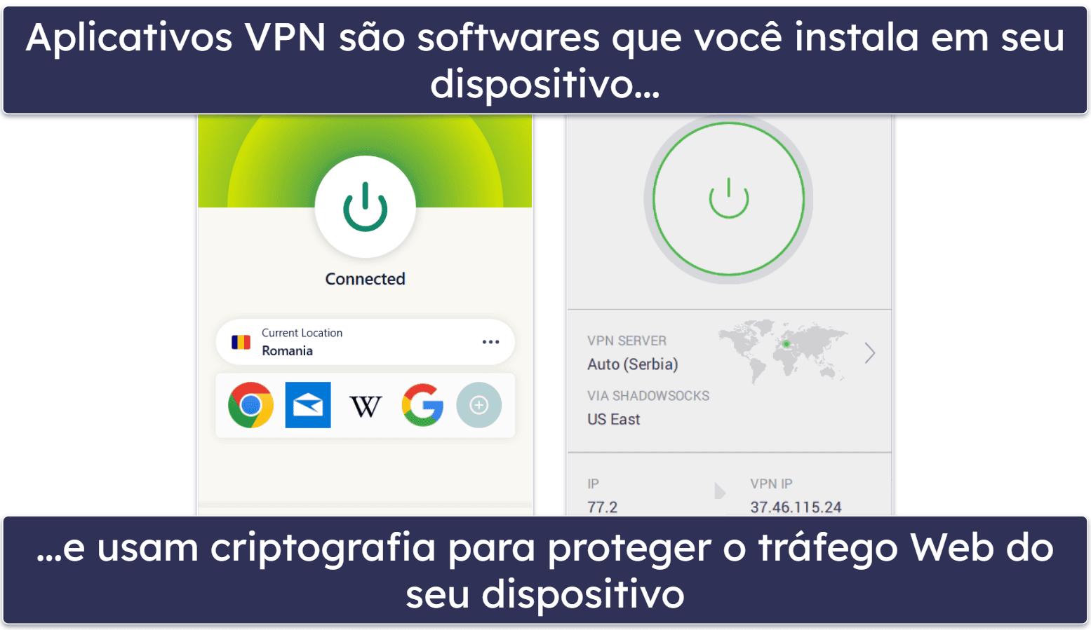 Qual a diferença entre roteadores VPN e aplicativos de VPN?