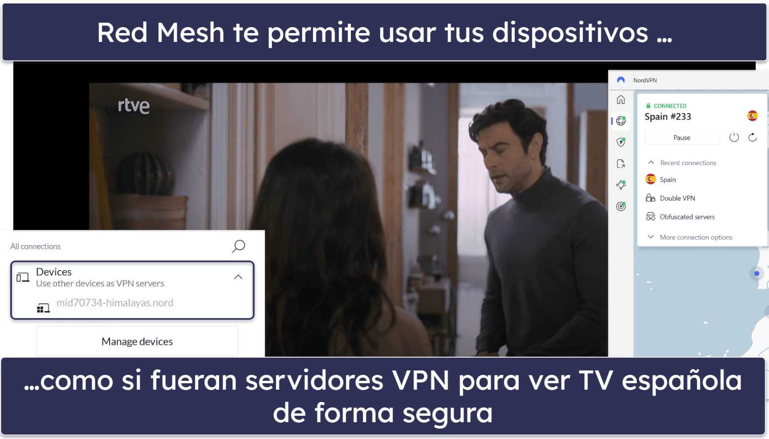 4. NordVPN: ideal para proteger tu privacidad al ver televisión española en streaming