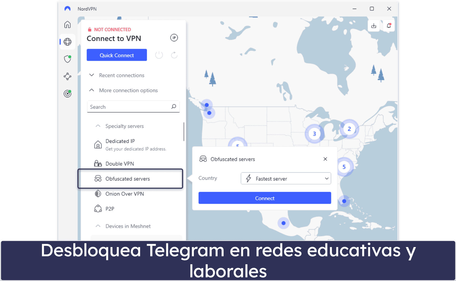 🥉3. NordVPN: ofrece análisis de malware para compartir archivos de forma segura