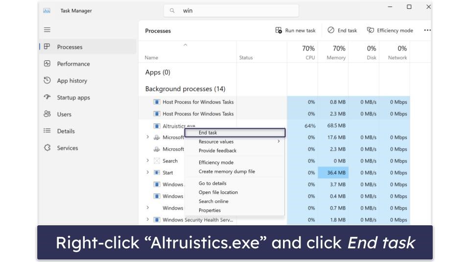 How to Manually Remove the Altruistics Virus