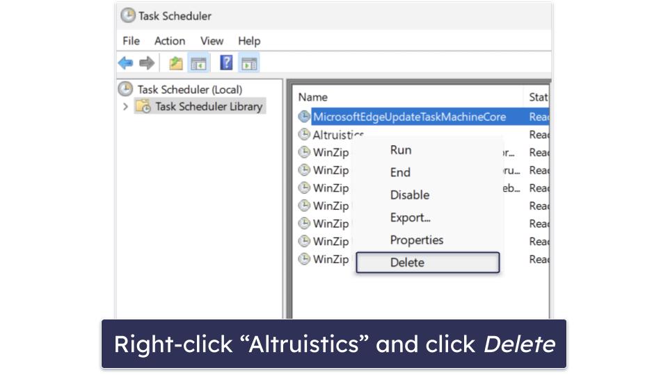 How to Manually Remove the Altruistics Virus