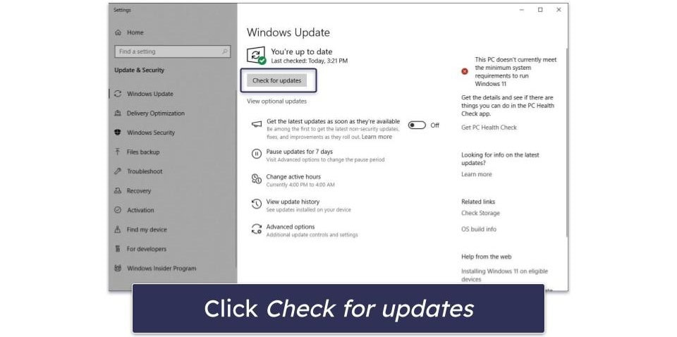 How to Update Windows 10