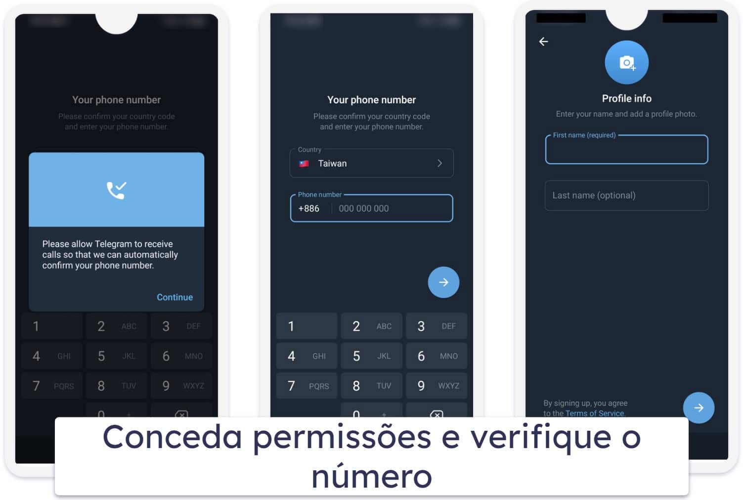 Como configurar uma conta do Telegram