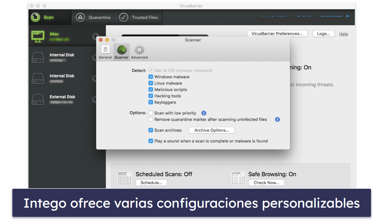 🥇1. Intego: en general, el mejor antivirus para Mac en 2024
