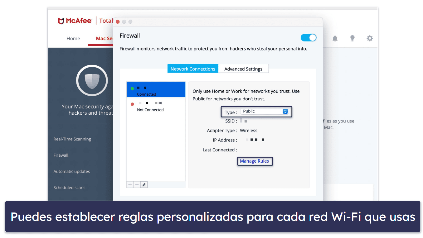 4. McAfee Total Protection: buen motor antimalware y protecciones de ciberseguridad