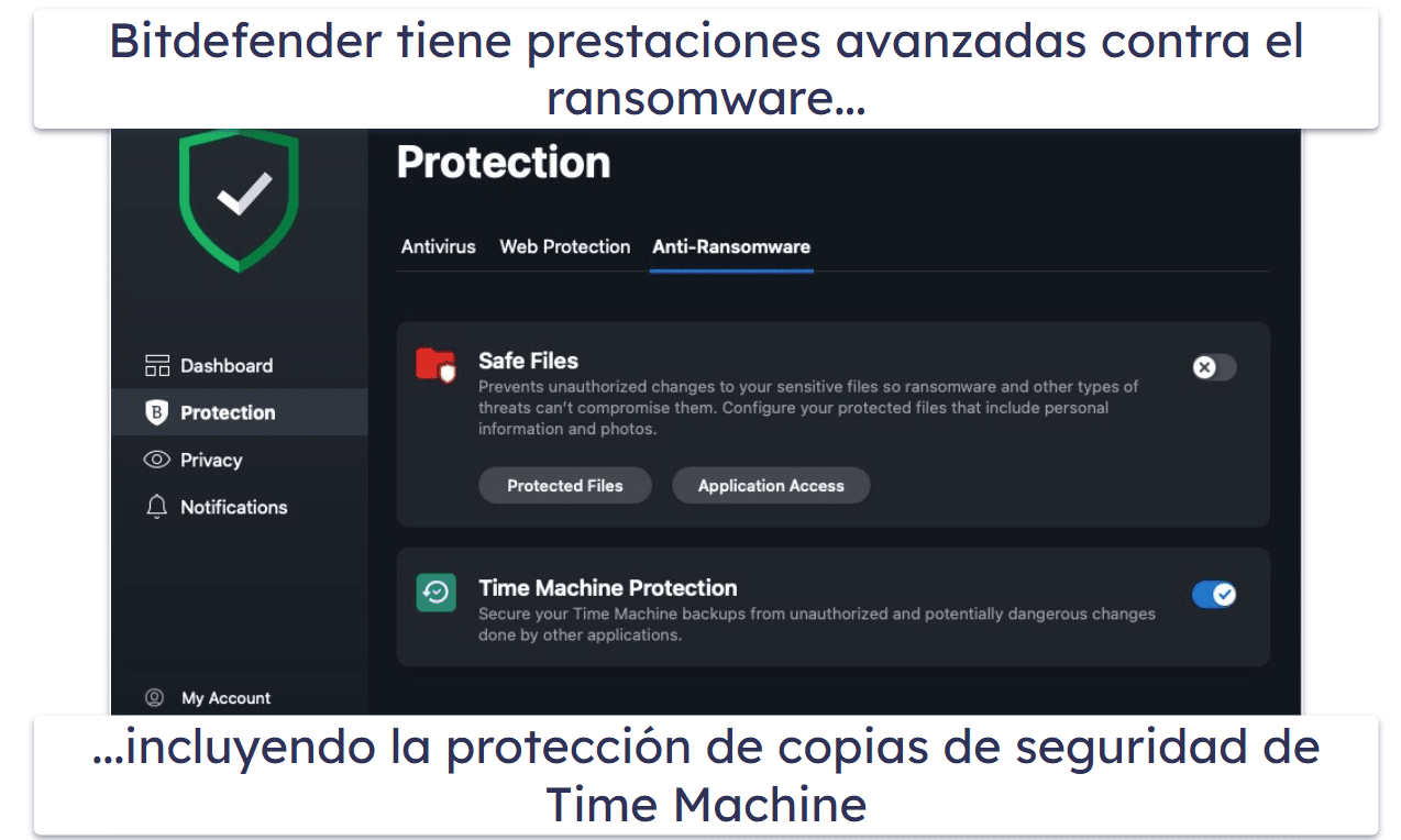 5. Bitdefender: excelente protección contra el ransomware en macOS