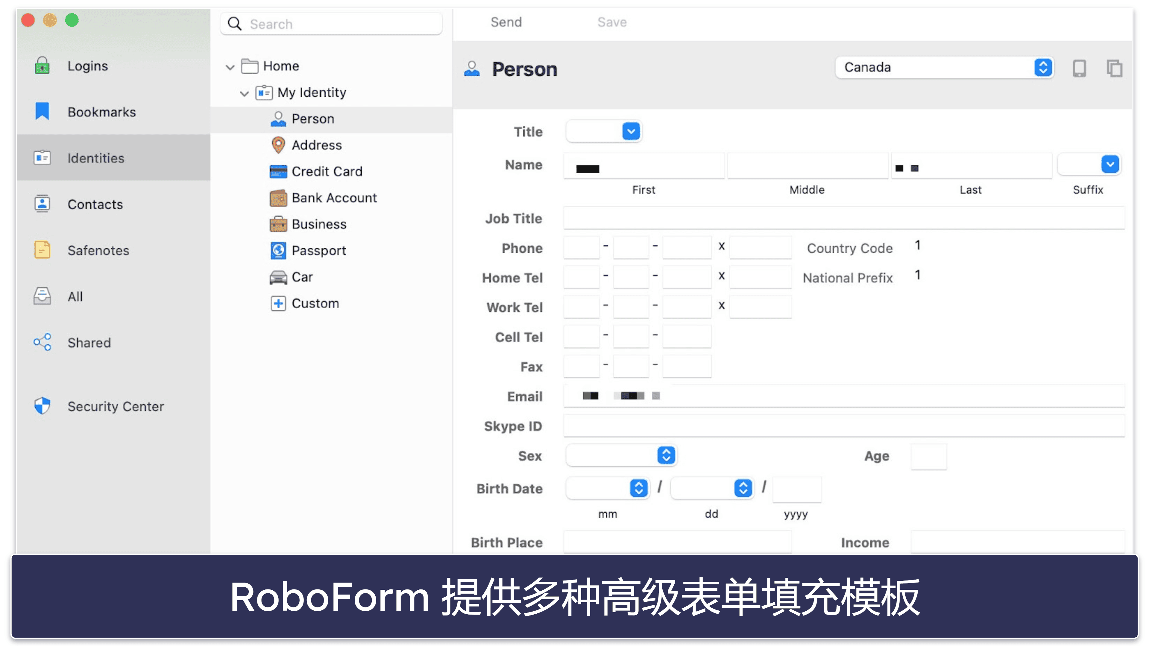 5. RoboForm：高级表单填写效果最佳