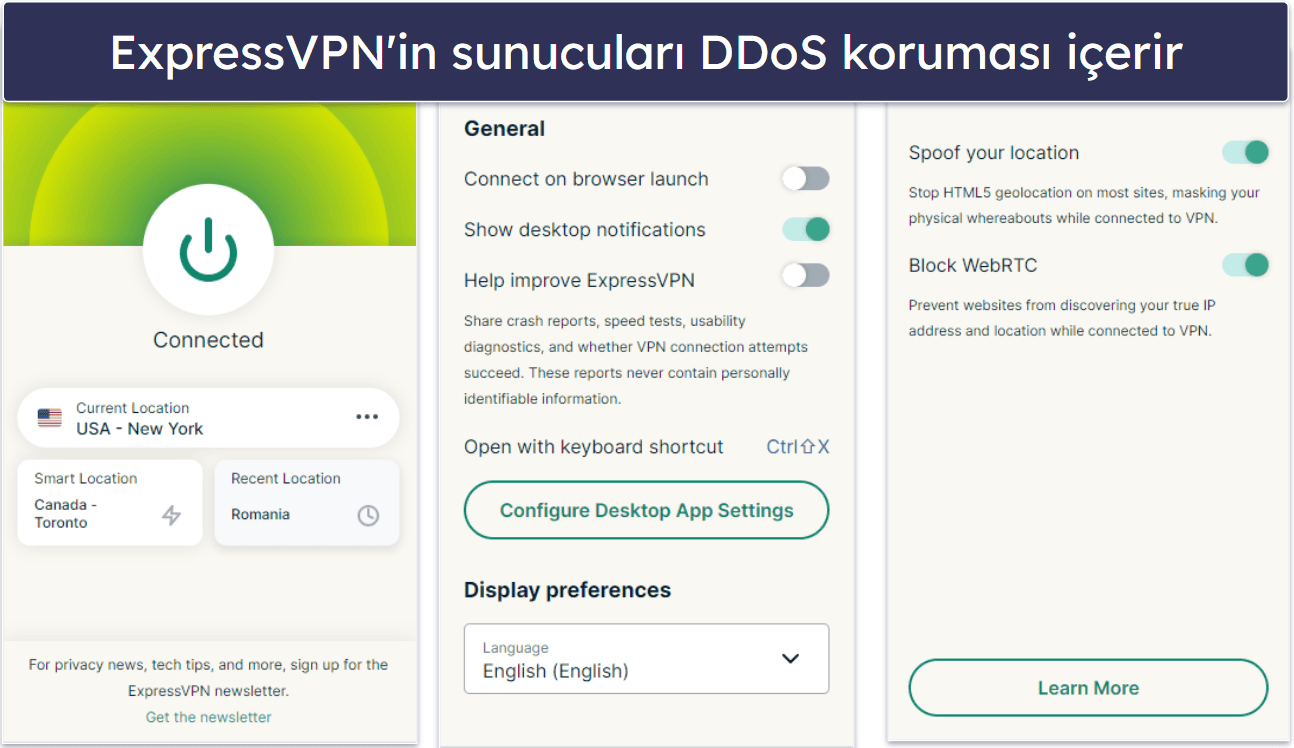 🥇1. ExpressVPN — PUBG oynamak için Genel Anlamda En İyi VPN