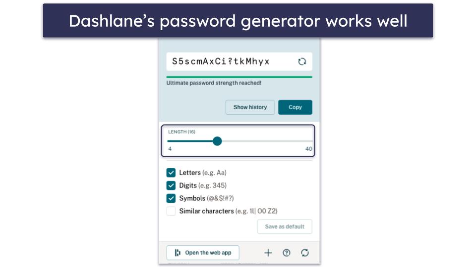 Basic Features — 1Password’s Password Generator Is Superior