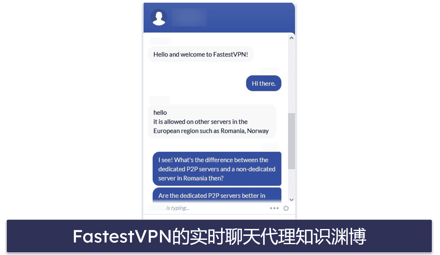 FastestVPN客服支持——知识渊博的客服支持代理、快速的电子邮件回复等