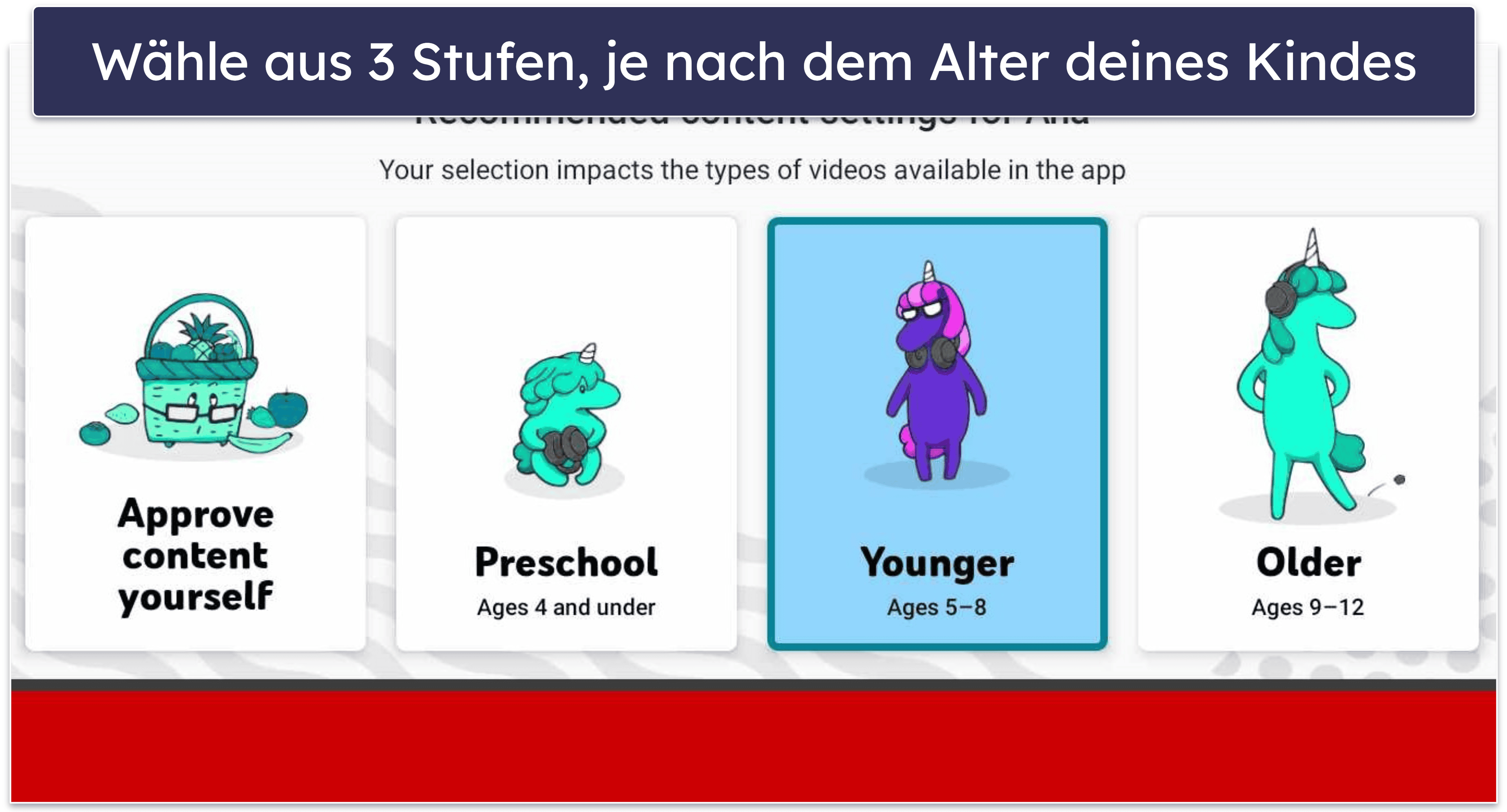 Einrichtung von YouTube Kids