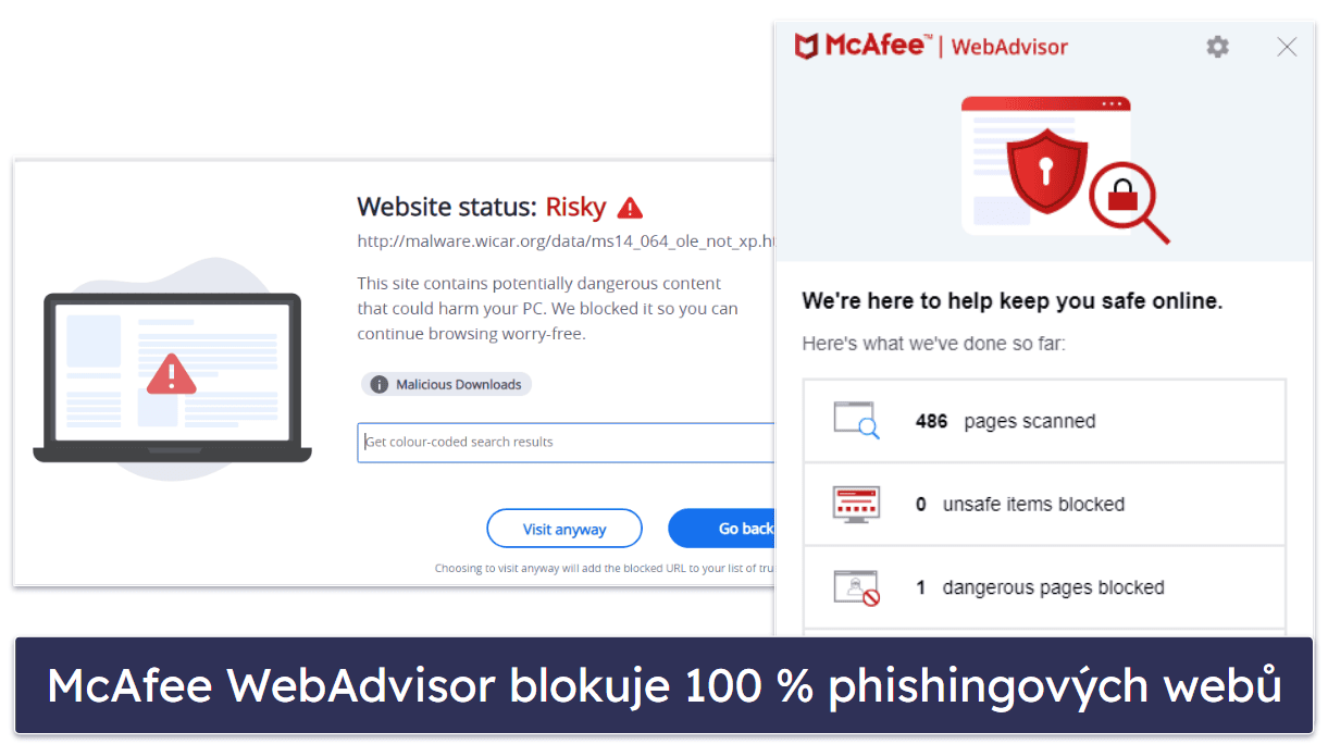 4. McAfee Total Protection — Dobrá kontrola malwaru &amp; kybernetická ochrana