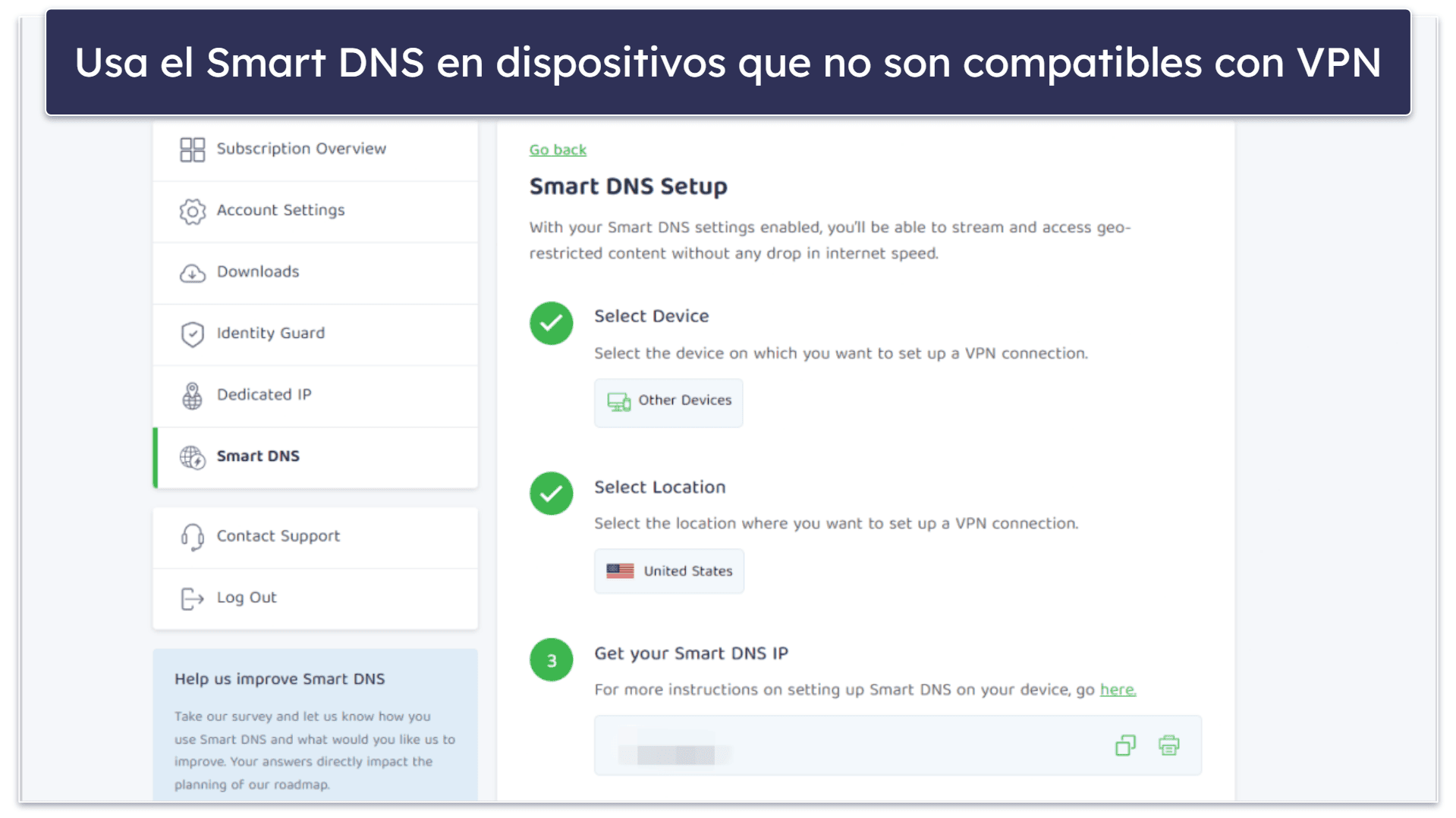 Características de Private Internet Access