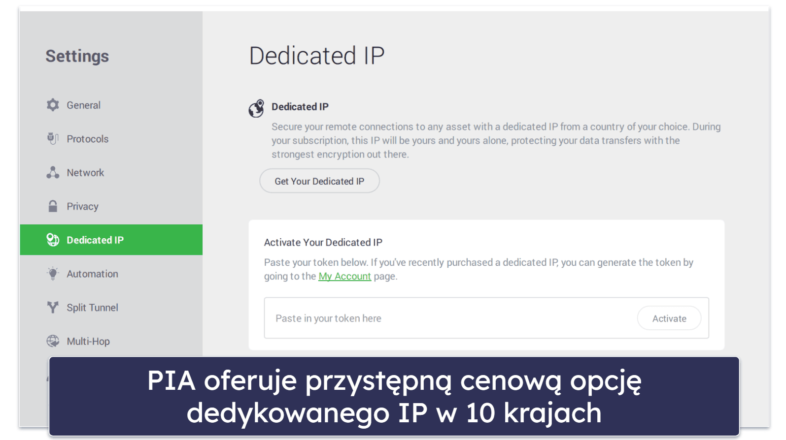 Cechy i funkcje Private Internet Access