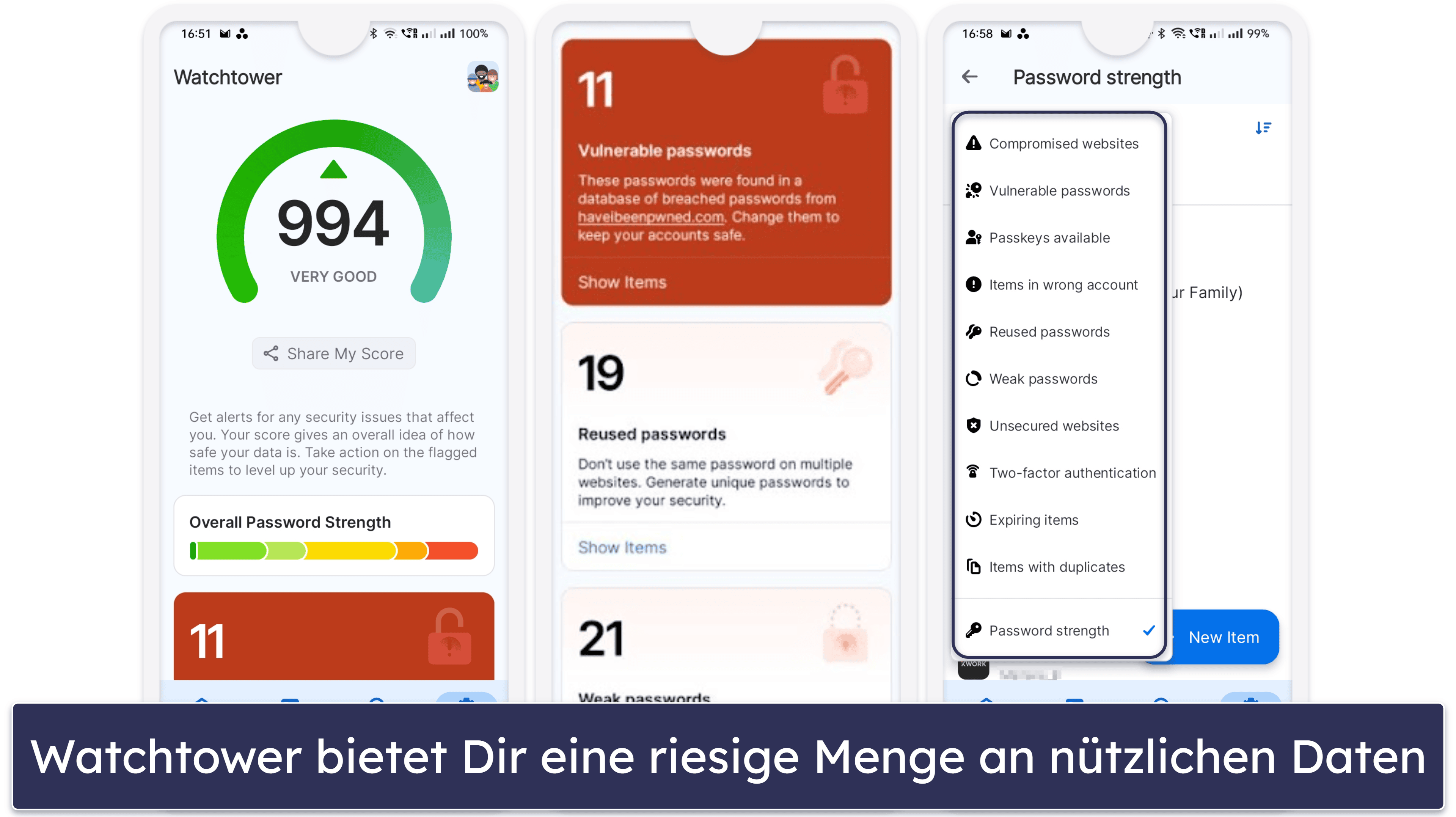 🥈 2. 1Password — Höchste Sicherheit mit einzigartigen Extras