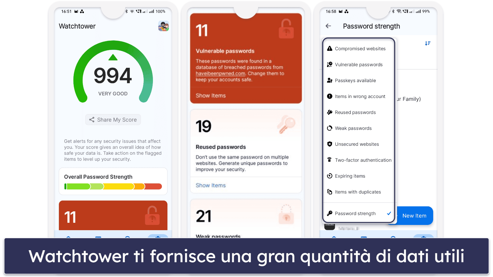 🥈 2. 1Password — Massima sicurezza con esclusive funzionalità aggiuntive