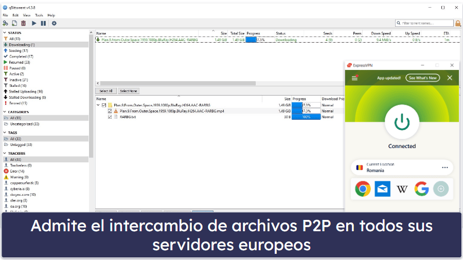 🥇1.ExpressVPN: en general, la mejor VPN para Europa