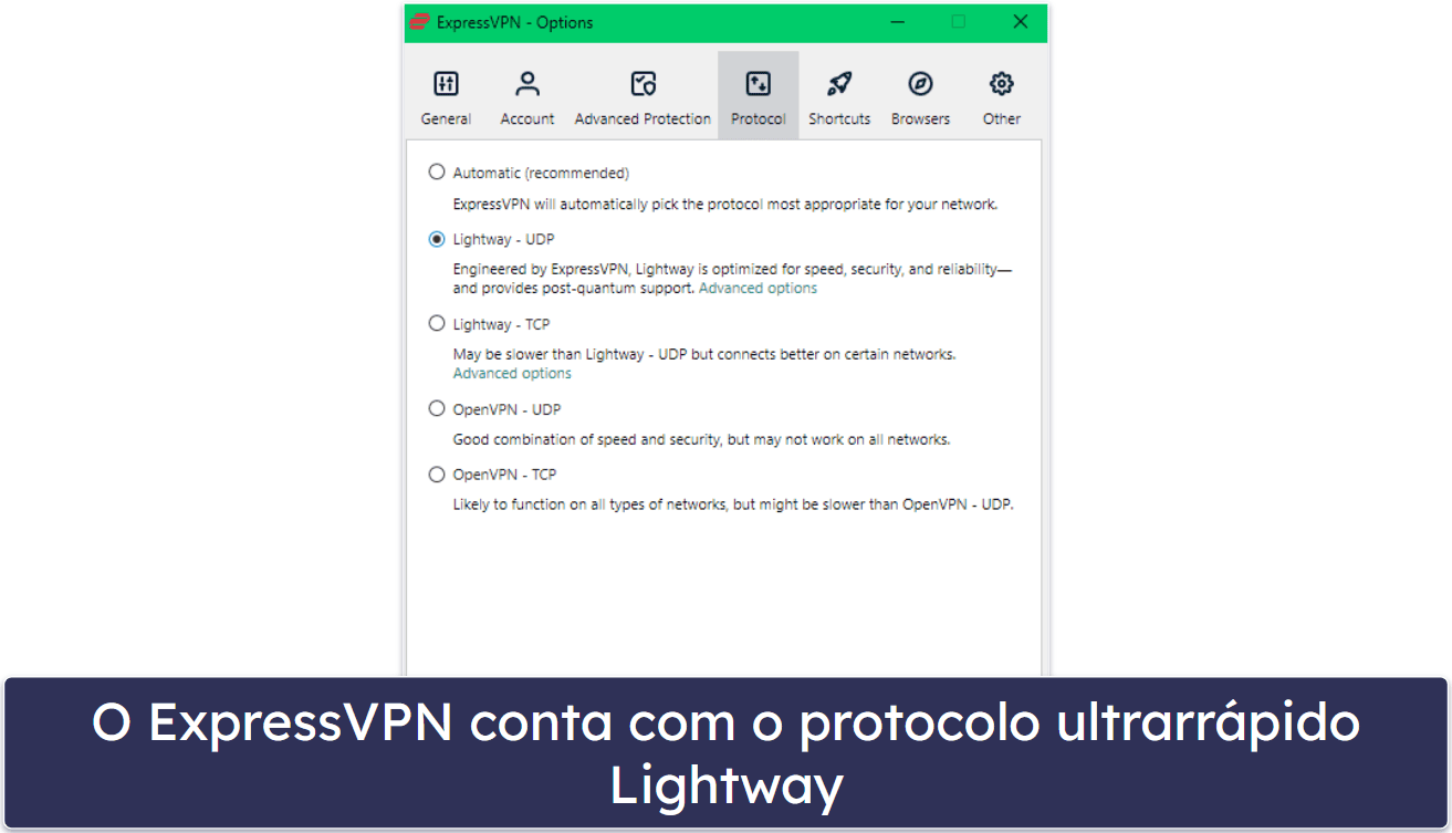 🥇1. ExpressVPN — Melhor VPN para Brasil em termos gerais