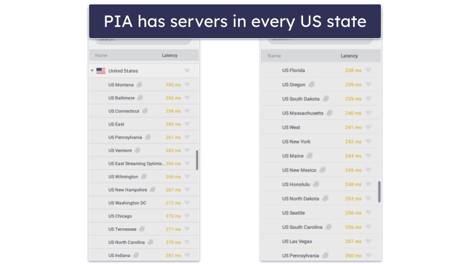 🥈2. Private Internet Access — Great for Customizing Secure Connections in Costa Rica