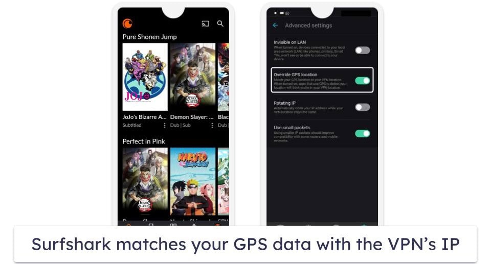 5. Surfshark — Beginner-Friendly VPN for Streaming on Crunchyroll