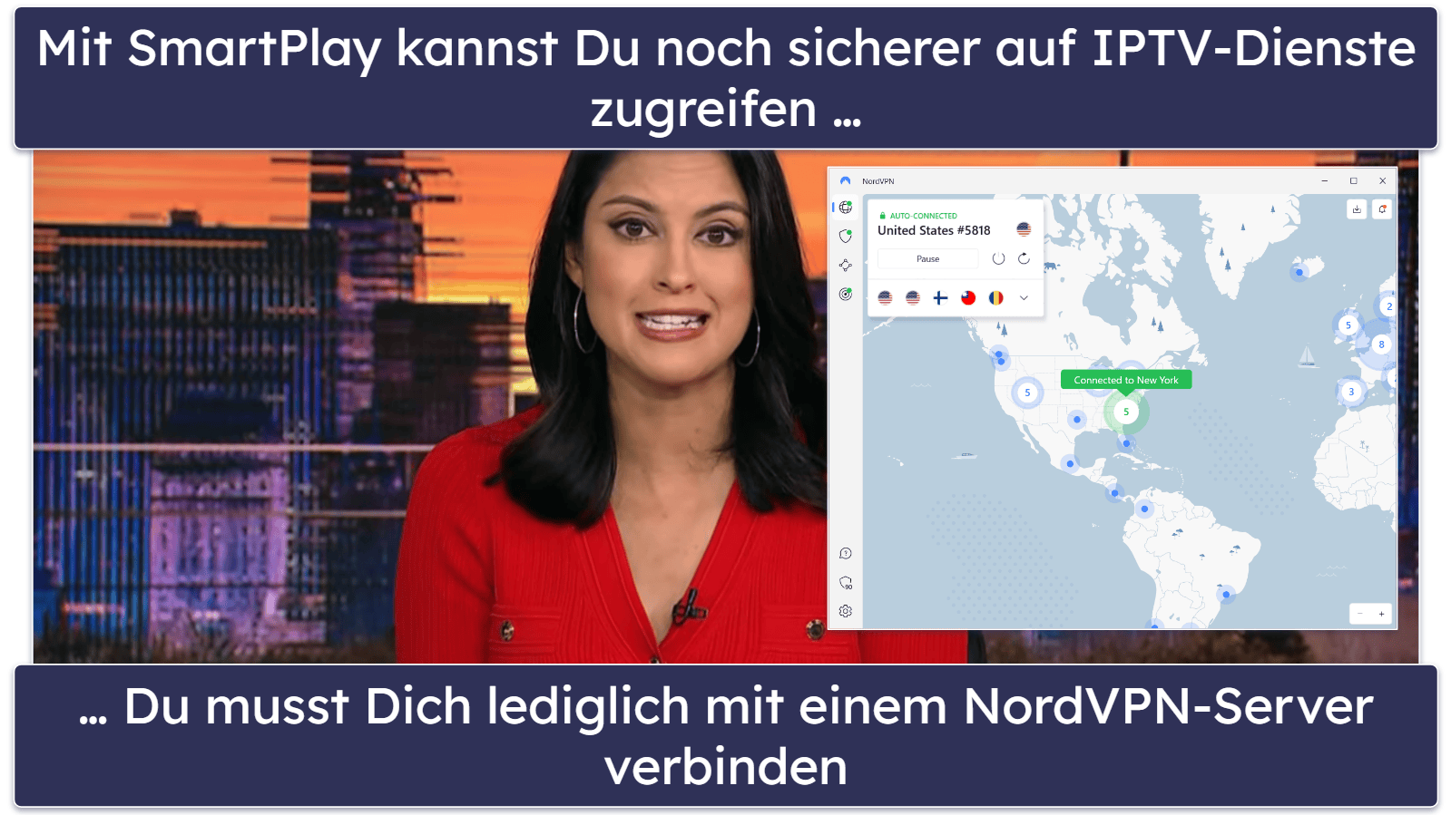 4. NordVPN – sicheres VPN für IPTV-Streaming