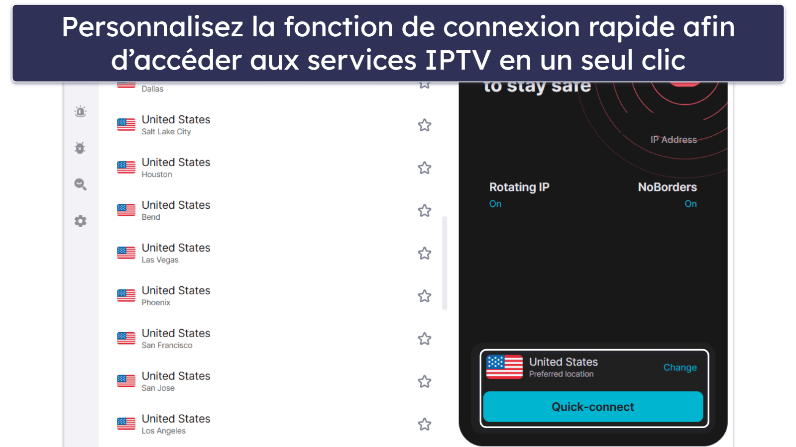 5. Surfshark : VPN intuitif pour IPTV (excellent pour les débutants)