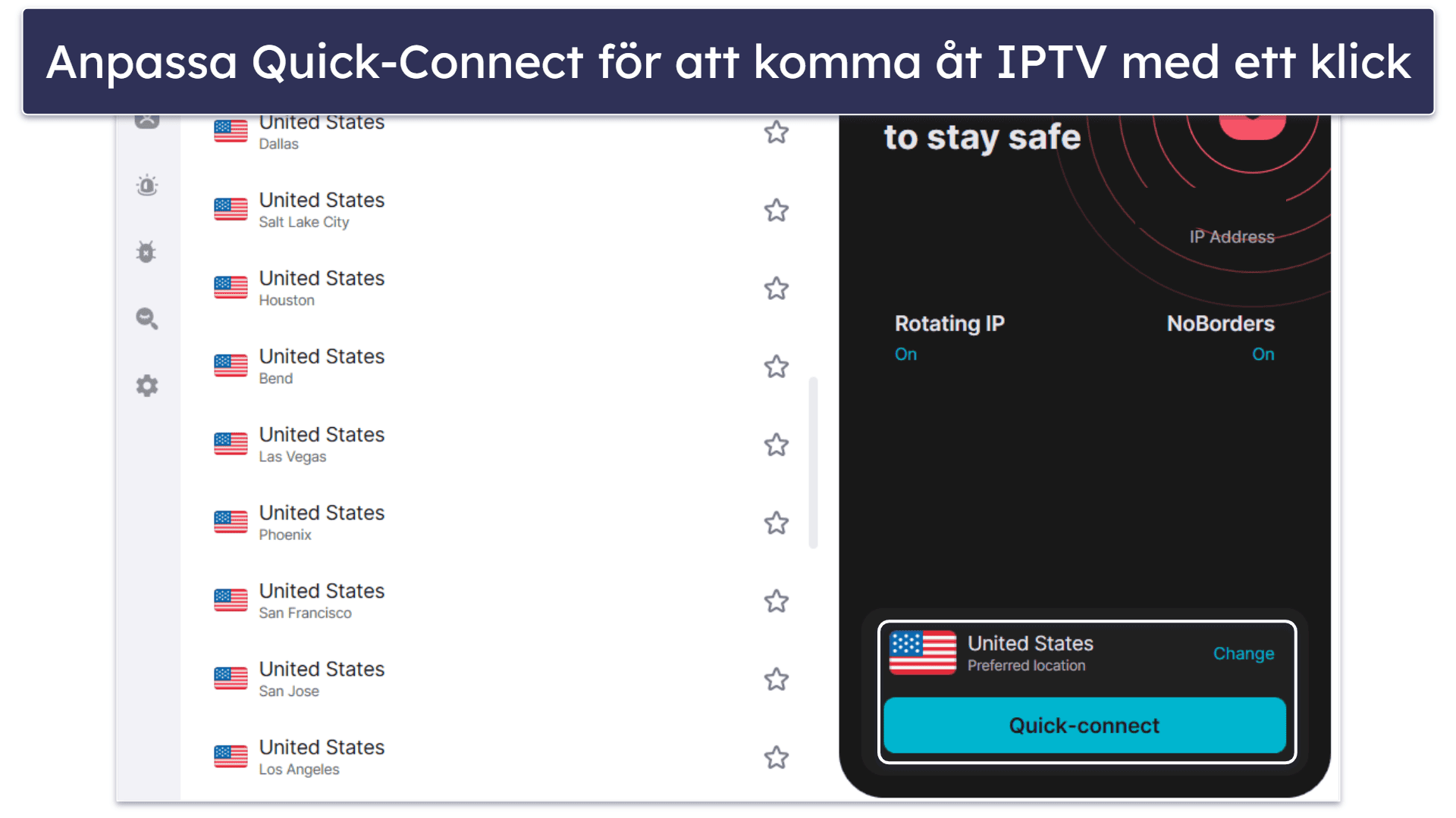 5. Surfshark — Lättanvänd IPTV VPN (perfekt för nybörjare)