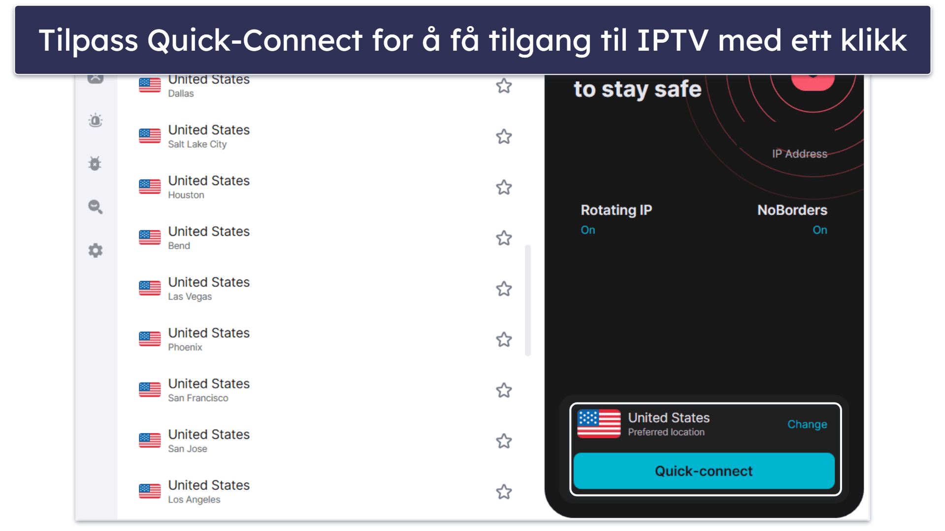 5. Surfshark — Brukervennlig VPN for IPTV (flott for nybegynnere)