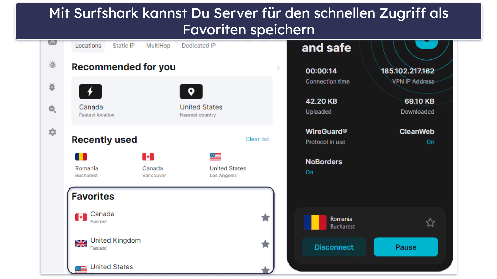 🥉3. CyberGhost VPN — Ideal für Streaming mit Starlink (Dedizierte Streaming-Server)