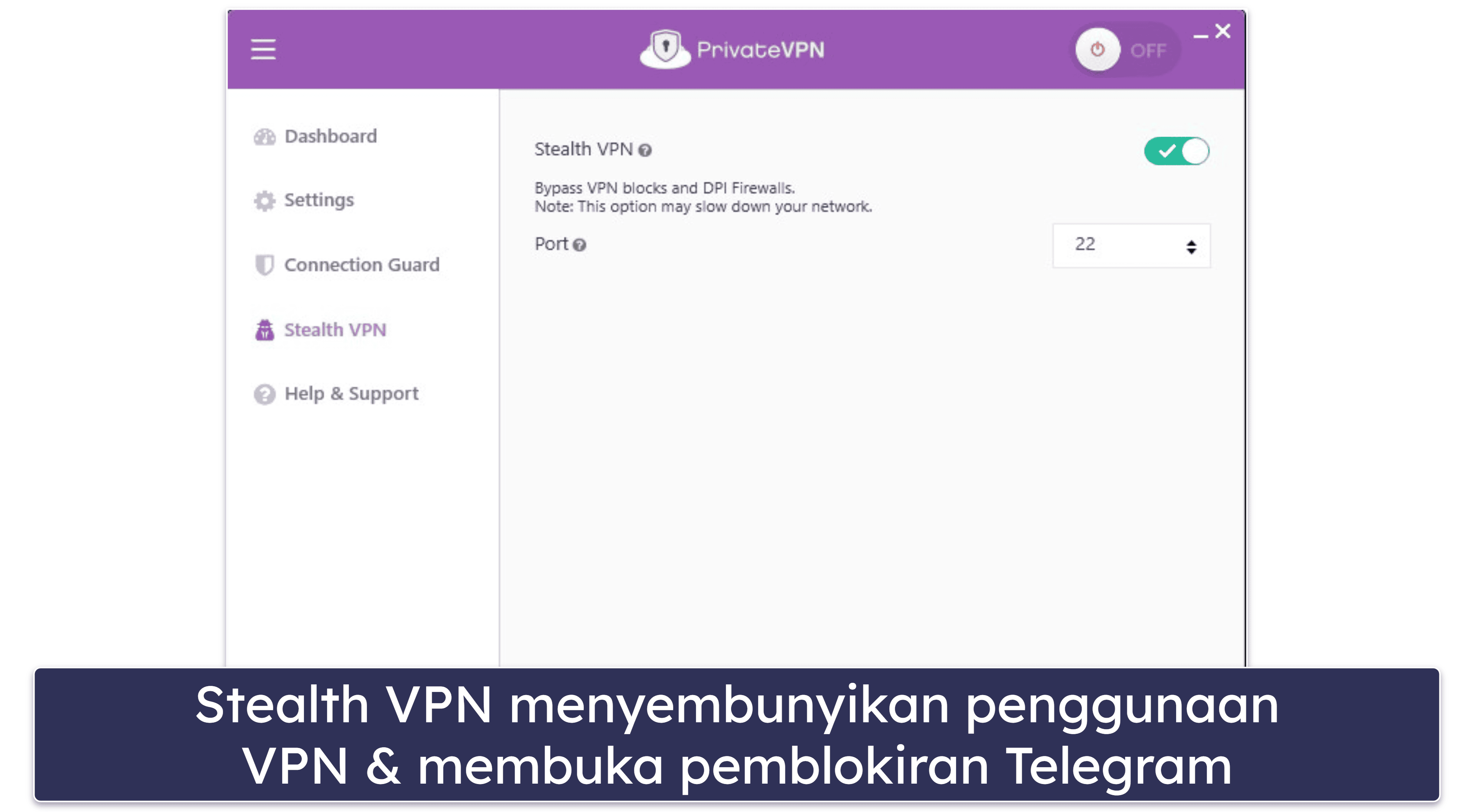 5. PrivateVPN – VPN yang Mudah Digunakan Sebagai Cara Buka Blokir Telegram